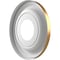 Ekena Millwork Traditional PVC Medallion (Canopies up to 5 1/2"), 10"OD x 3 1/2"ID x 1 1/8"P, Bright Coat Gold CMP10TRBGL - alternate 2